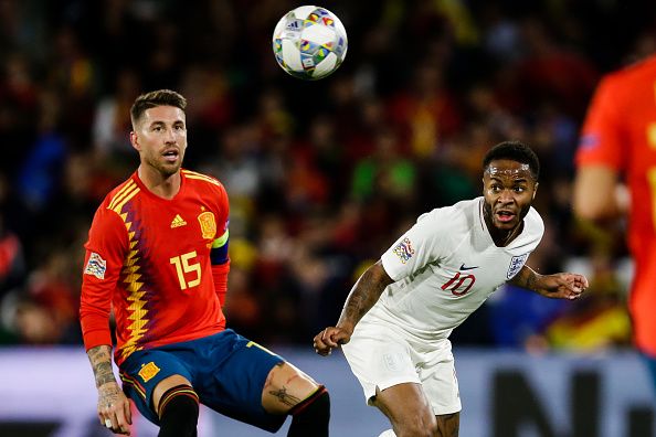 Sergio Ramos Raheem Sterling