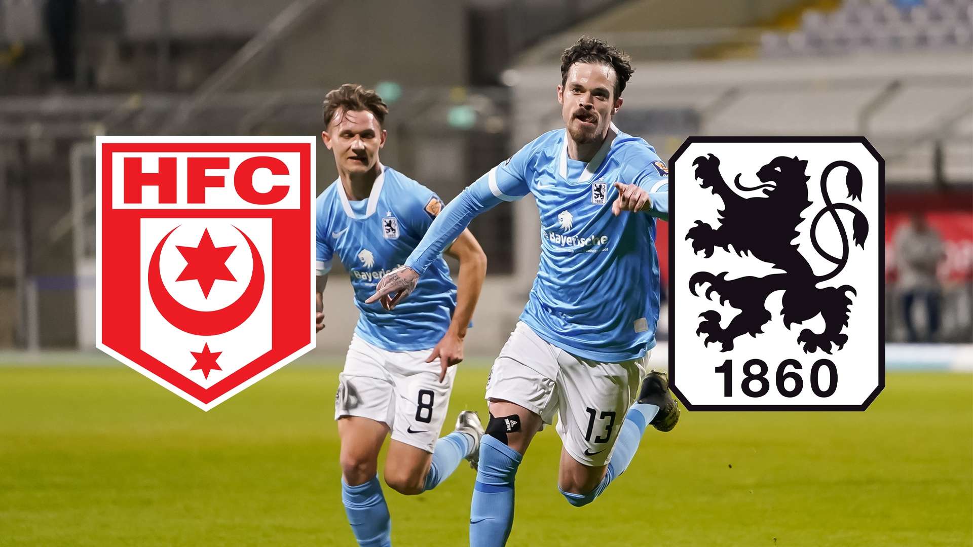Header Gettyimages Halle hallescher FC 1860 München jubel live tv live-stream heute lice-ticker aufstellungen 3. liga 2020 2021