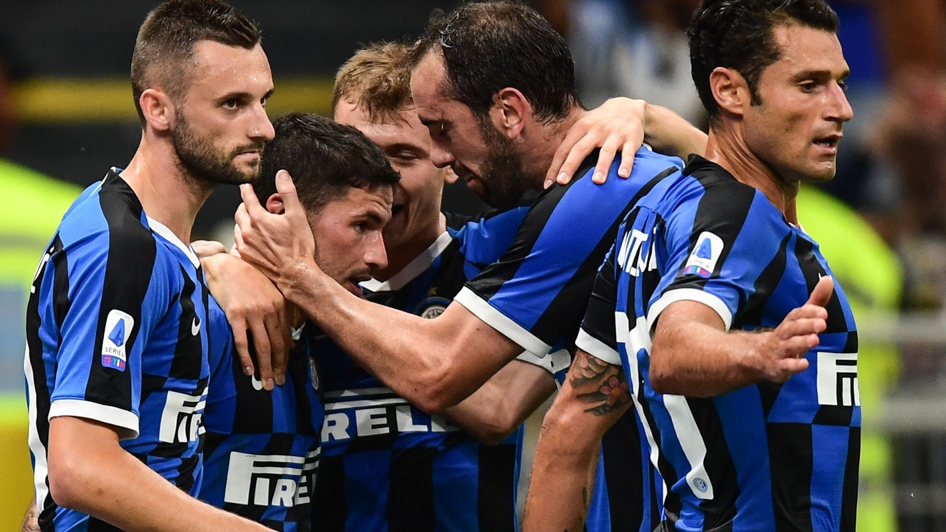 inter udinese 2019 Serie A celebration