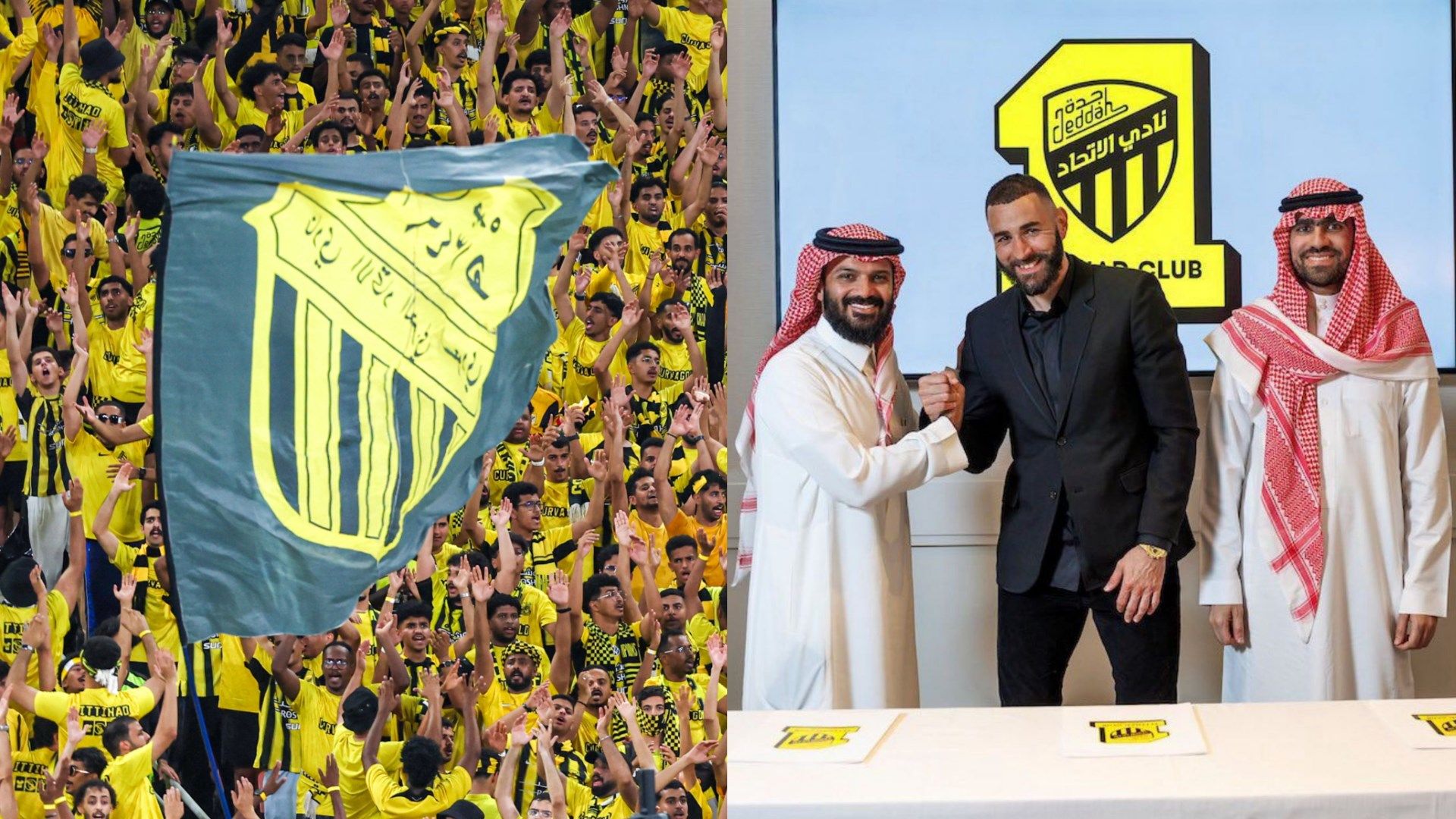 Karim Benzema Anmar Alhailae Al Ittihad Fans