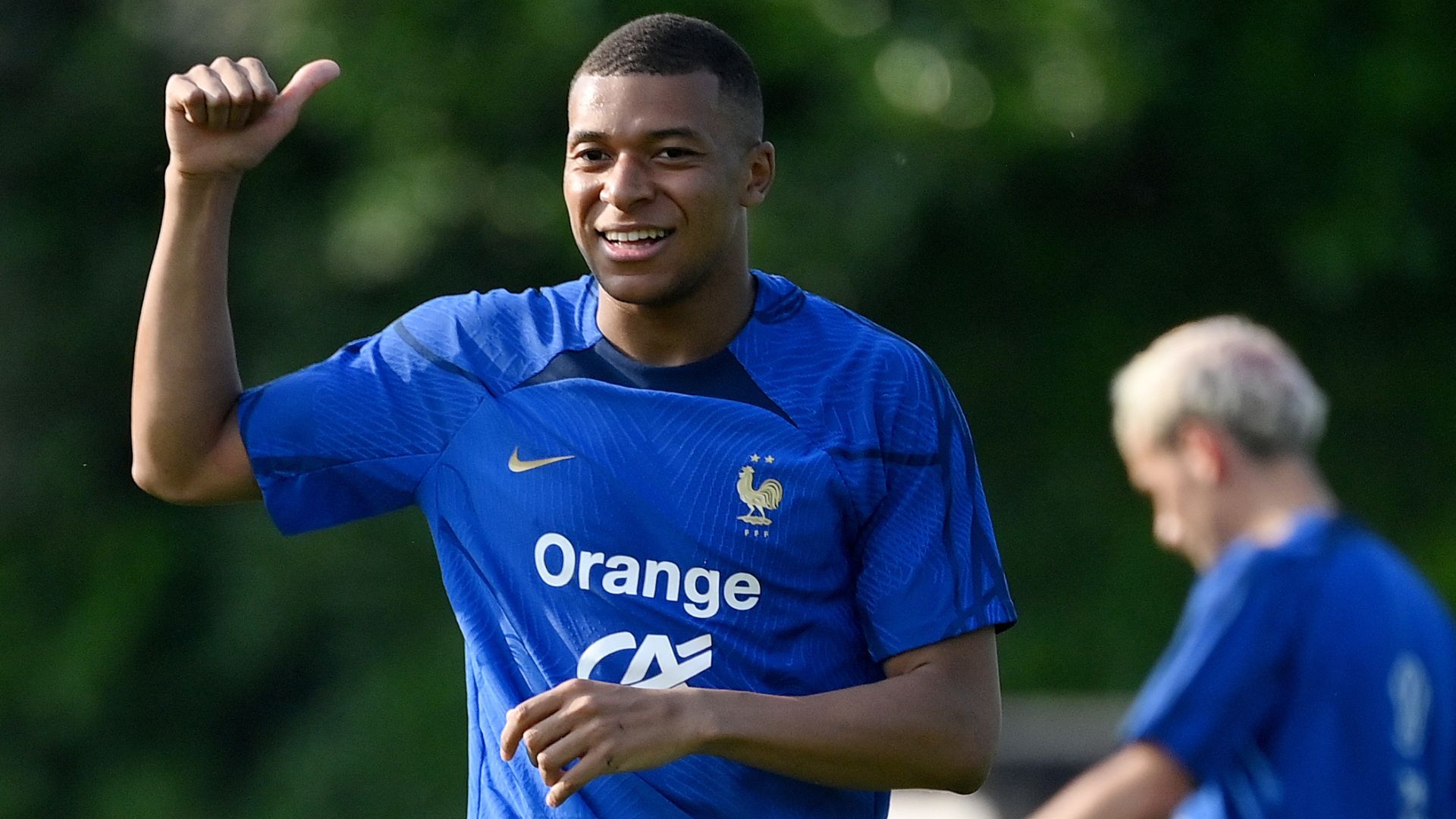 Mbappé, con la selección francesa