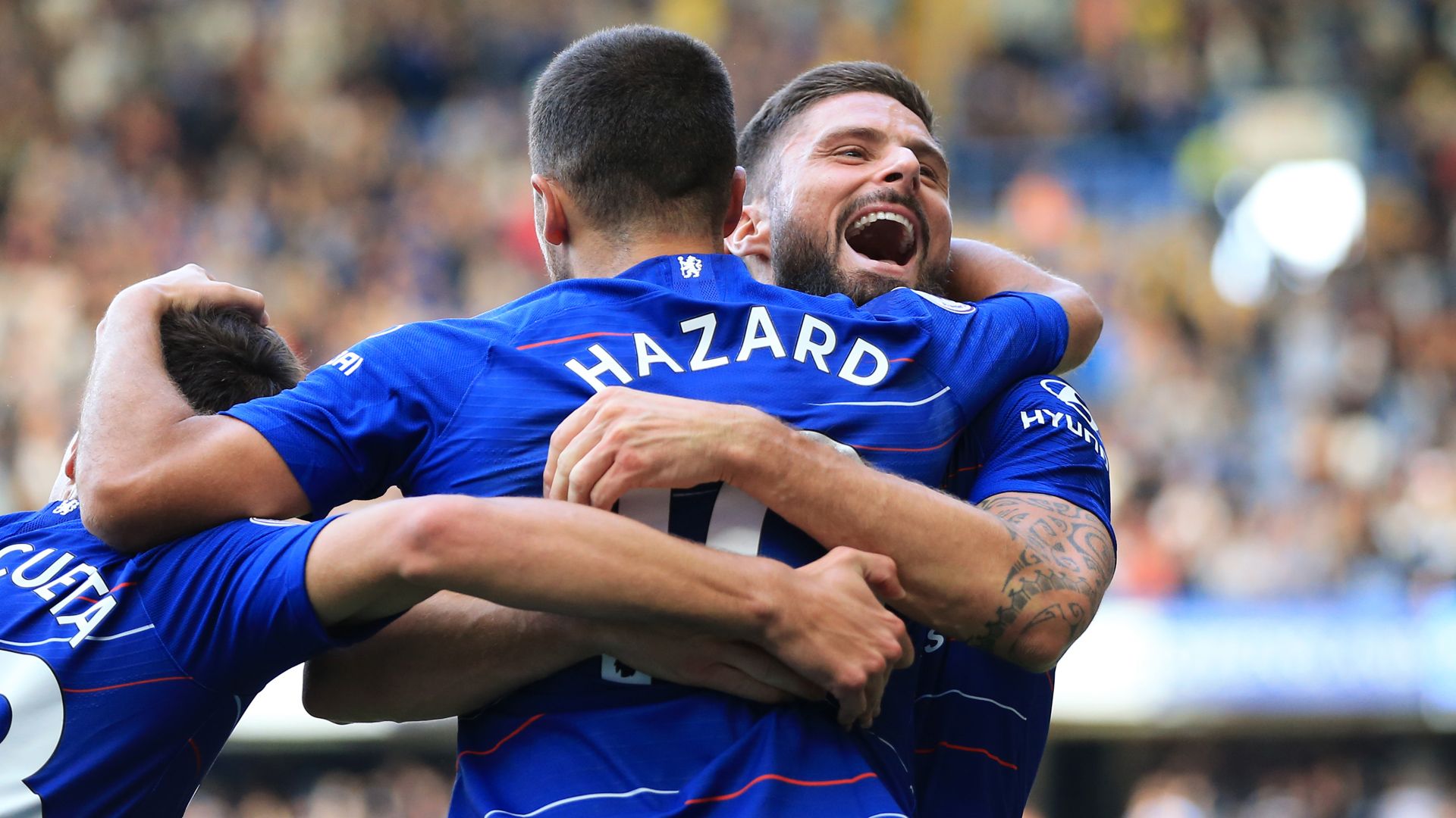 FC Chelsea Eden Hazard Olivier Giroud 15092018