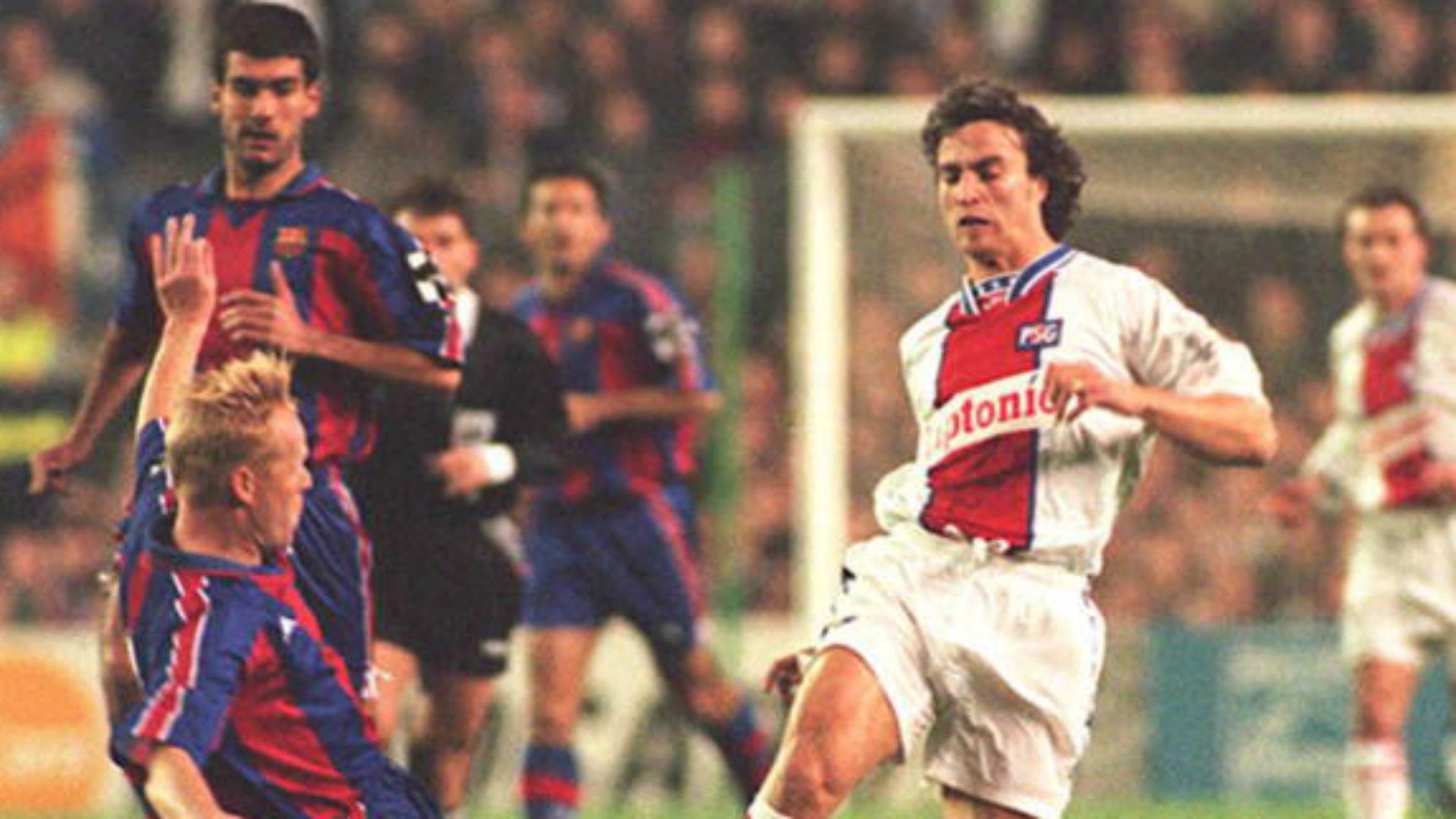 David Ginola Koeman Guardiola PSG Barcelona Champions League 03011995