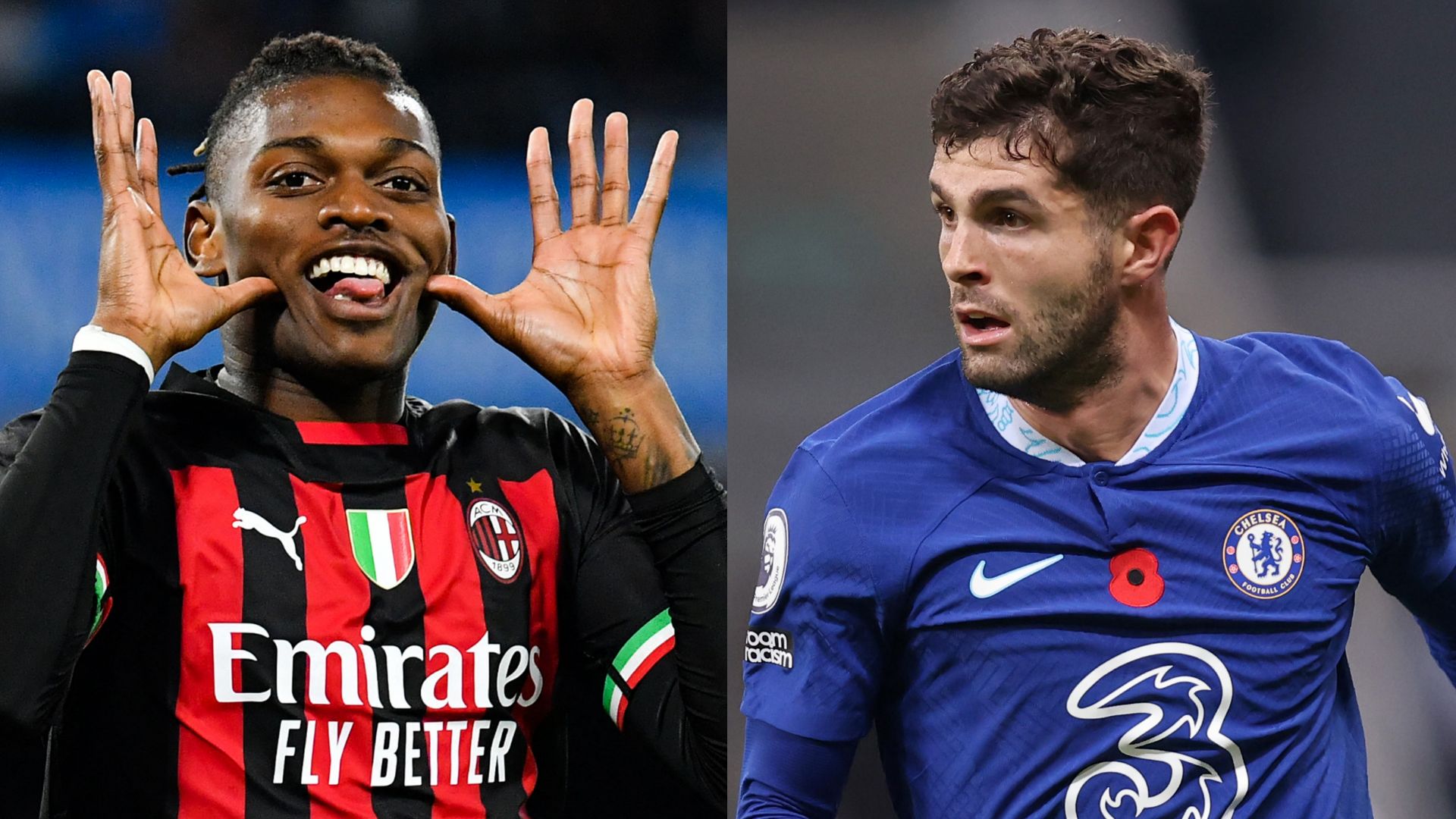 Rafael Leao Christian Pulisic