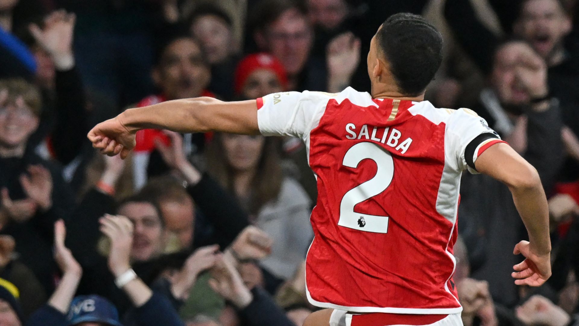 William Saliba Arsenal 2023-24