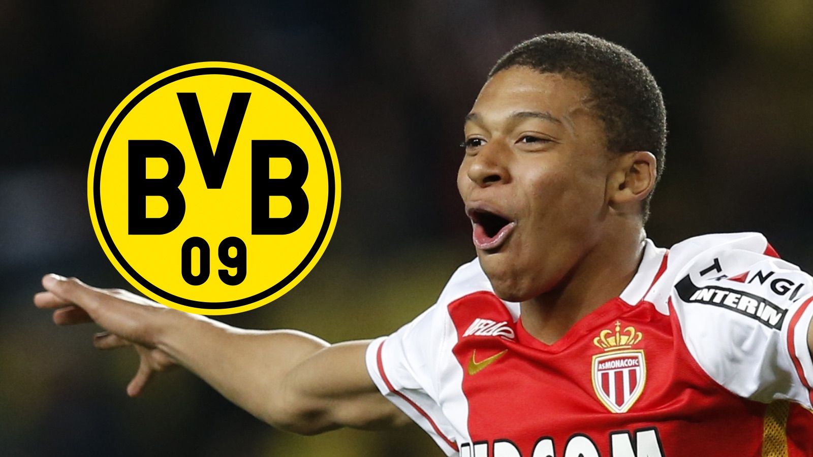 GFX Kylian Mbappe Borussia Dortmund