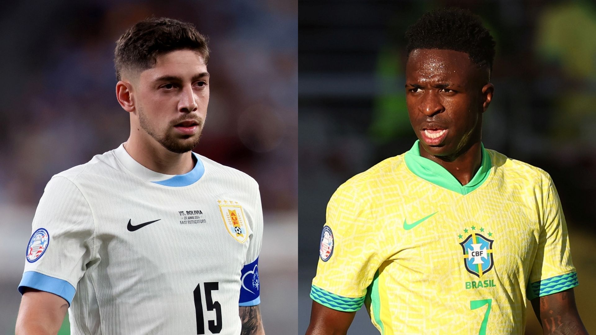 Federico Valverde Uruguay Vinicius Junior Brazil