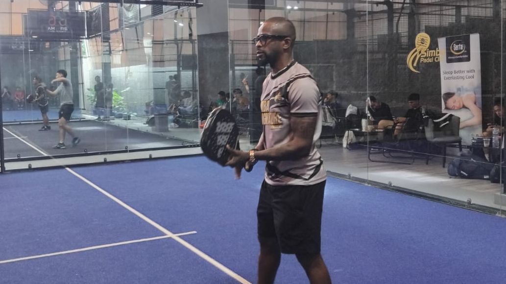Greg Nwokolo - Sigma Padel Court