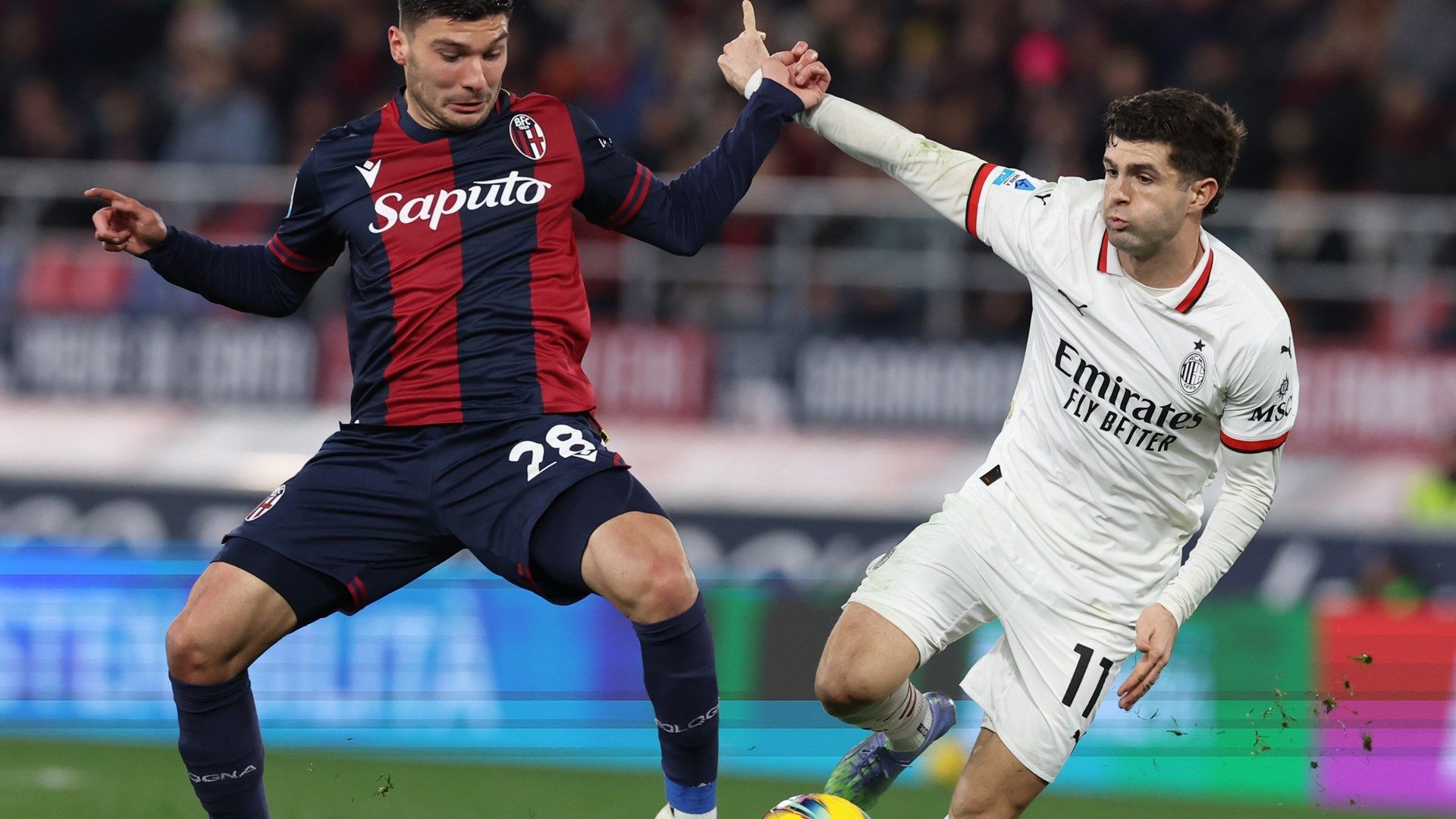 USMNT's Christian Pulisic, Yunus Musah and AC Milan fall to Bologna in Serie A, as top-four hopes start to fade under Sergio Conceicao | Goal.com US