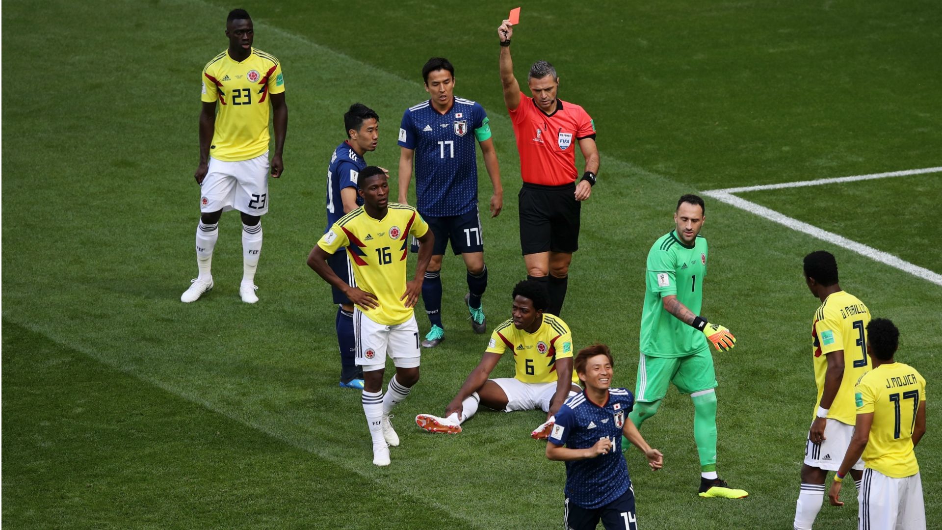 كارلوس سانشيز كولومبيا اليابان كأس العالم 2018