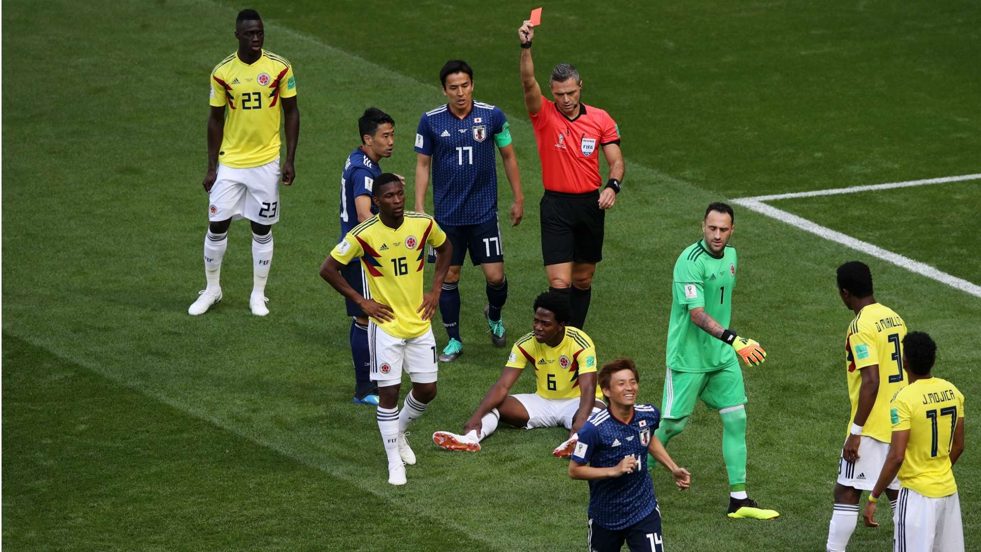 كارلوس سانشيز كولومبيا اليابان كأس العالم 2018