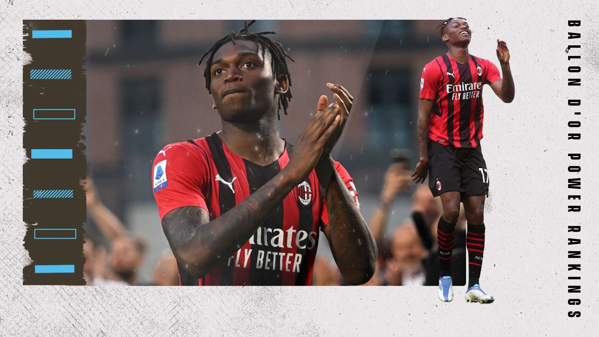 Rafael Leao Ballon d'Or Rankings GFX