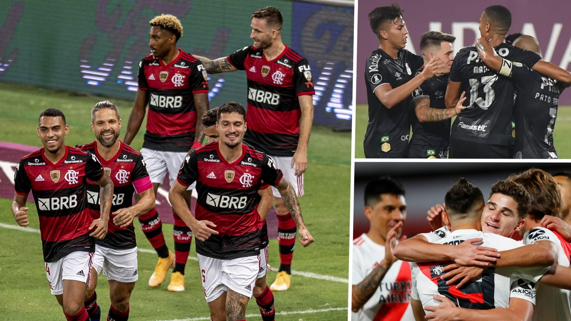 Flamengo, Santos, River Plate Libertadores 2020