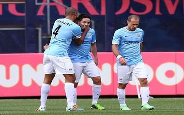 Kompany, Nasri, Zabaleta - Manchester City
