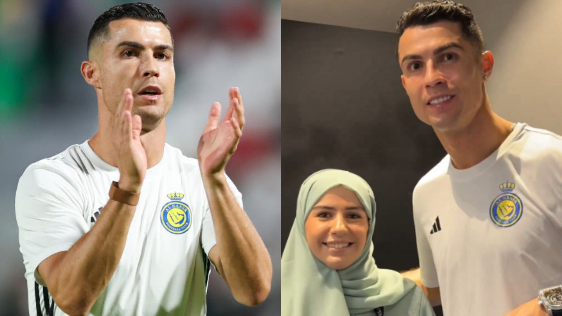 Cristiano Ronaldo and his super fan