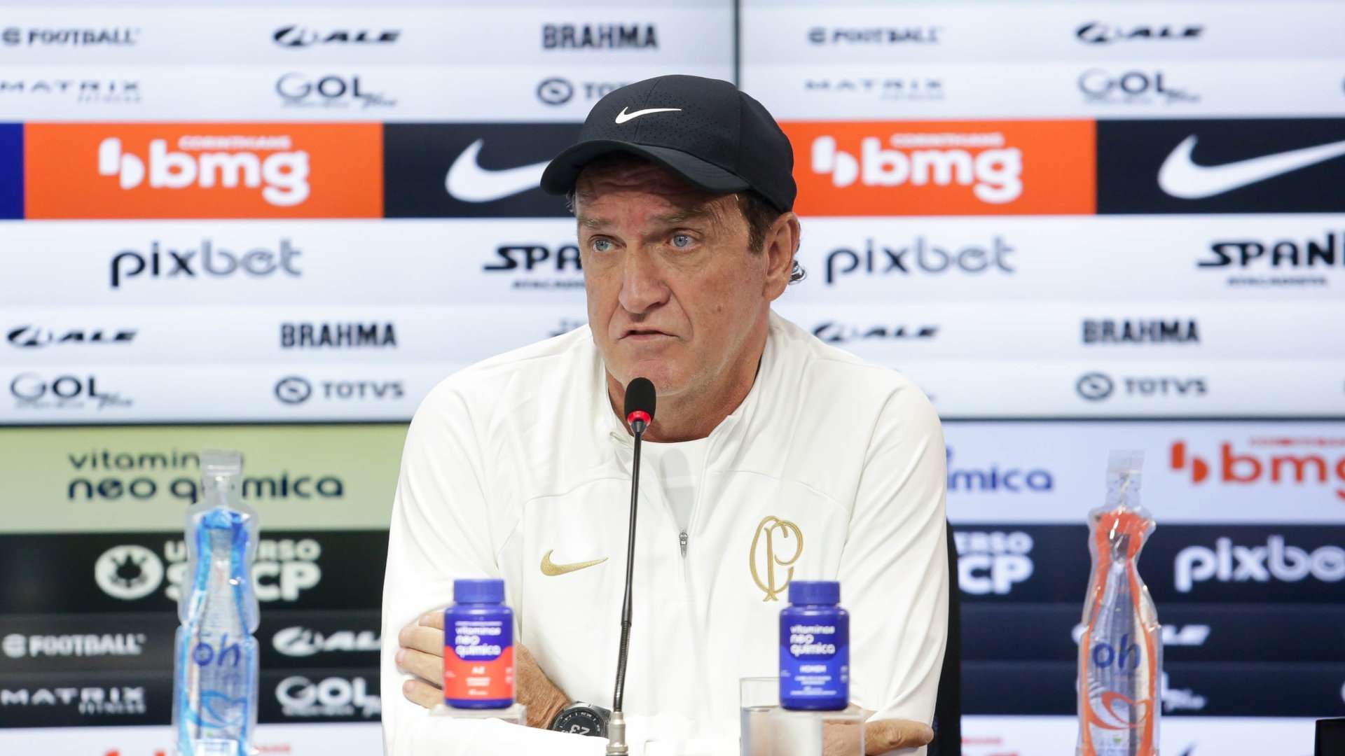 Coletiva de apresentação de Cuca como técnico do Corinthians, 21/04/2023