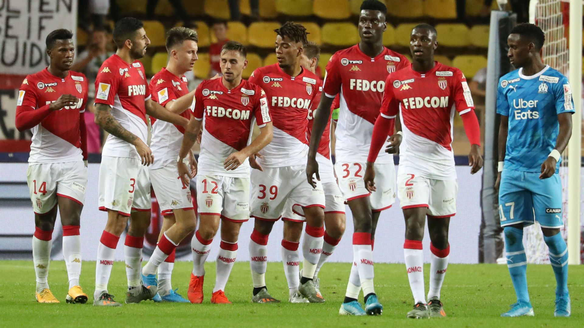 Ruben Aguilar Monaco Marseille Coupe de la Ligue 30102019