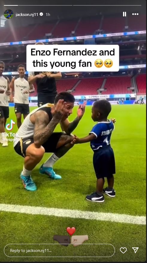 Nicolas Jackson Enzo Fernandez 2024