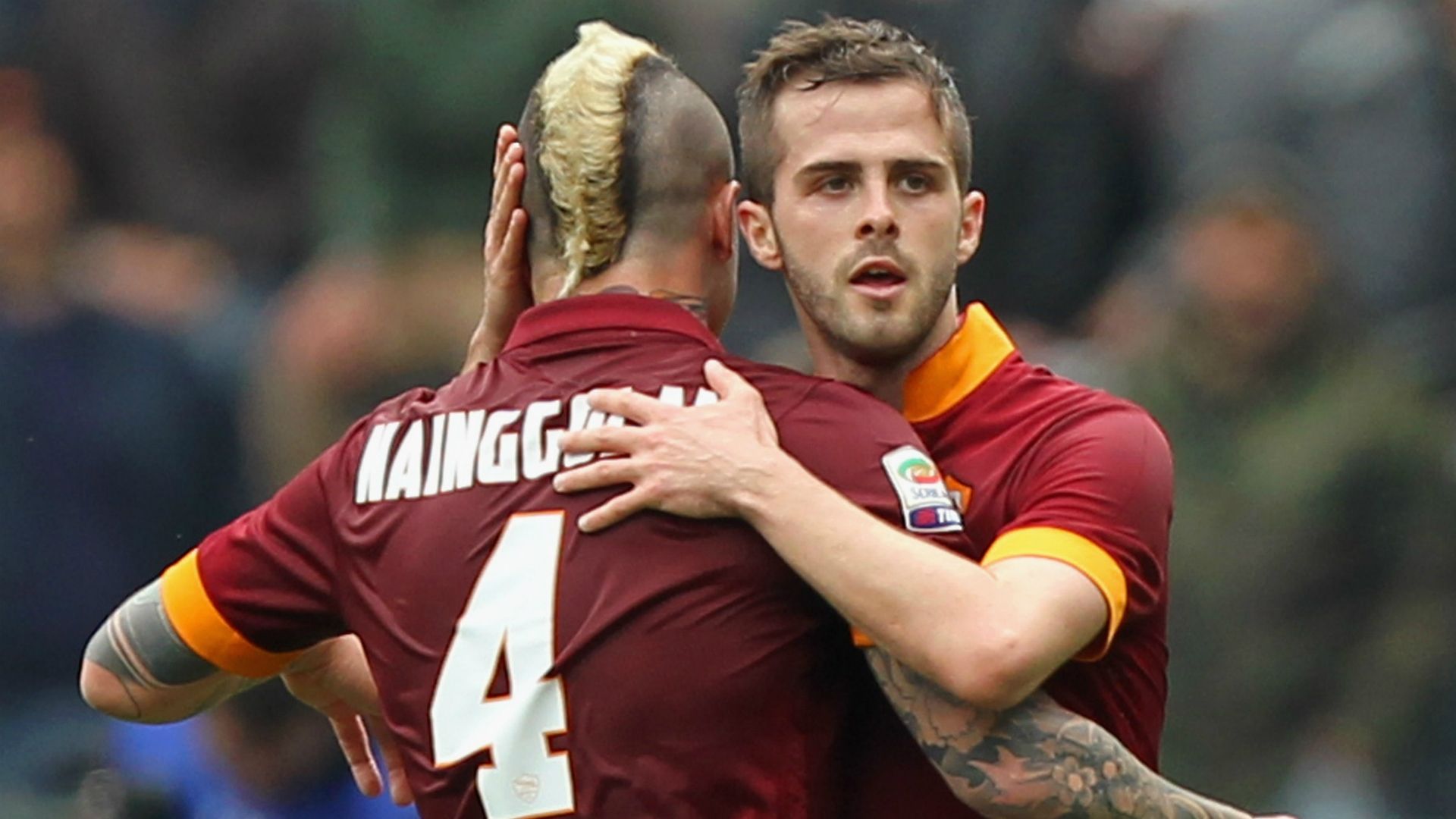 Radja Nainggolan; Miralem Pjanic Roma