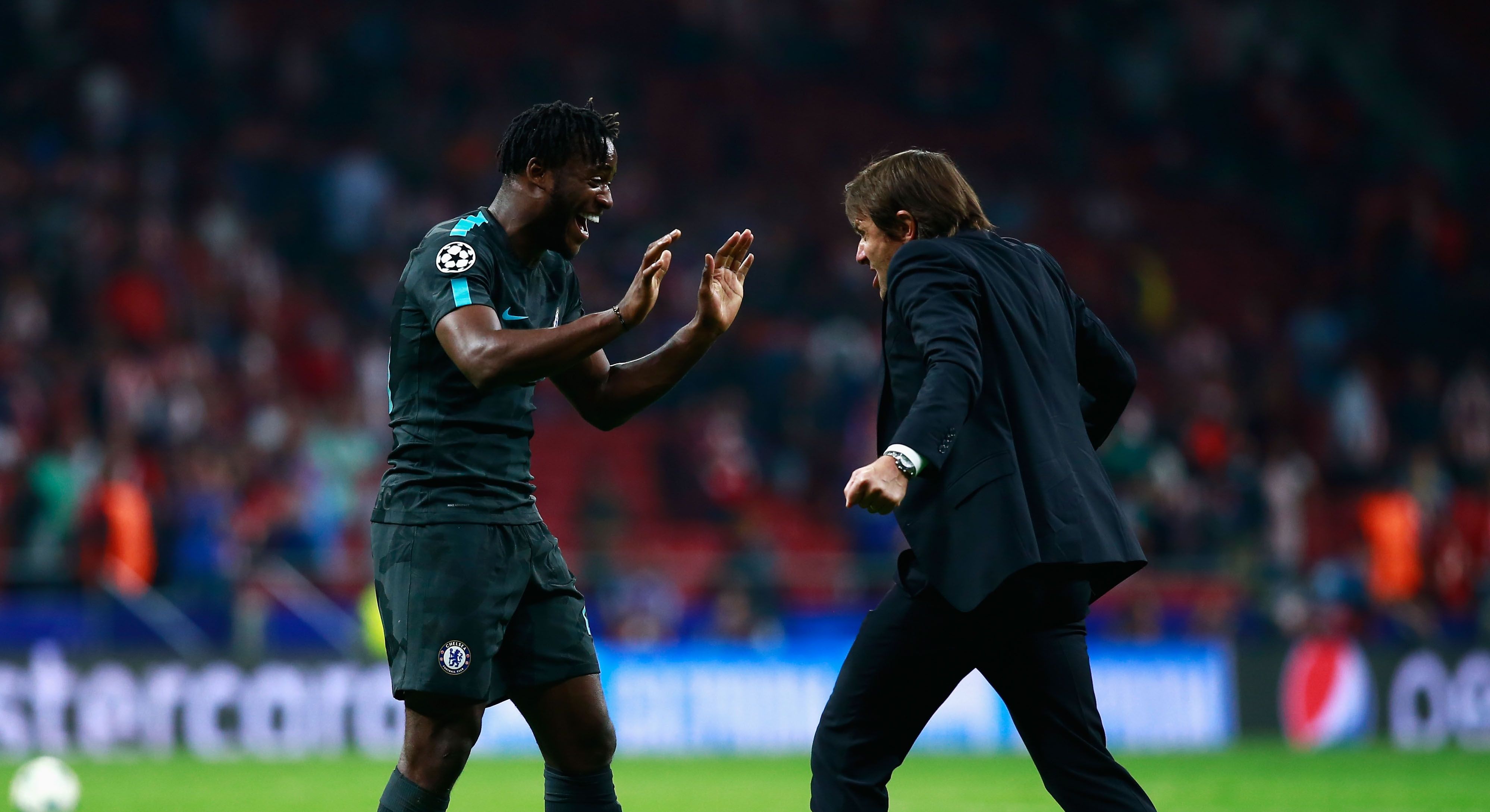 Michy Batshuayi Antonio Conte Chelsea Atletico Madrid