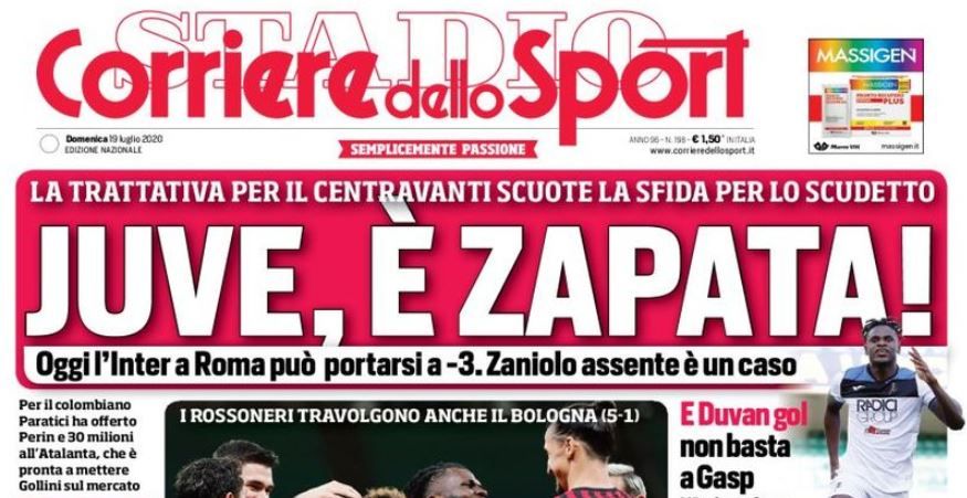 Corriere dello Sport cover