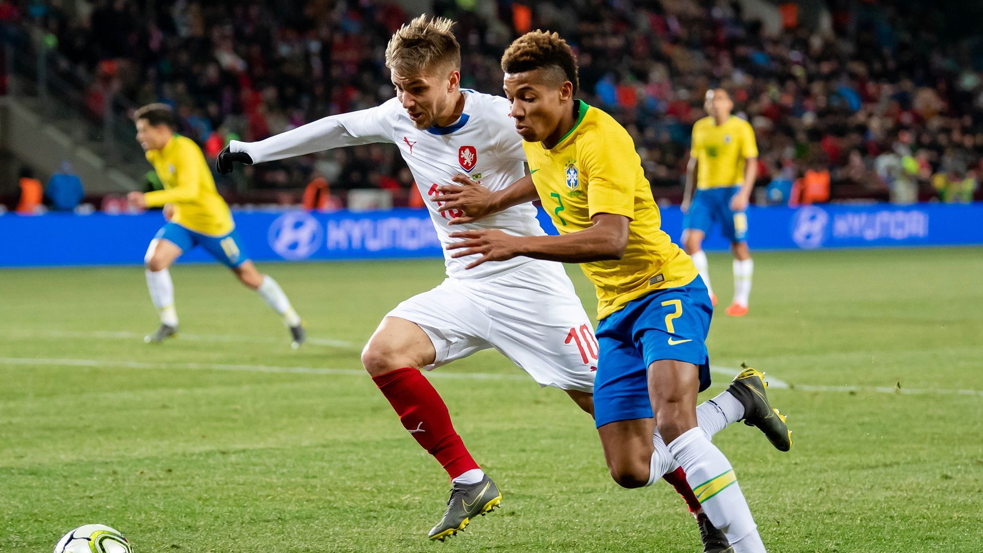 David Neres Brazil Czech Republic Friendly 26032019 Selecao