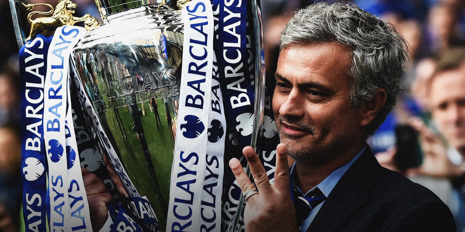 Jose Mourinho Premier League trophy 2-1 HIC