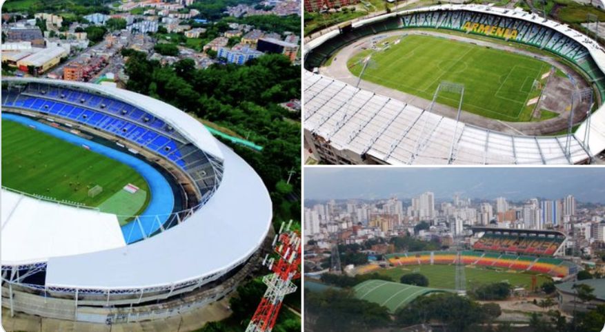 Sedes Preolímpico Colombia 2020