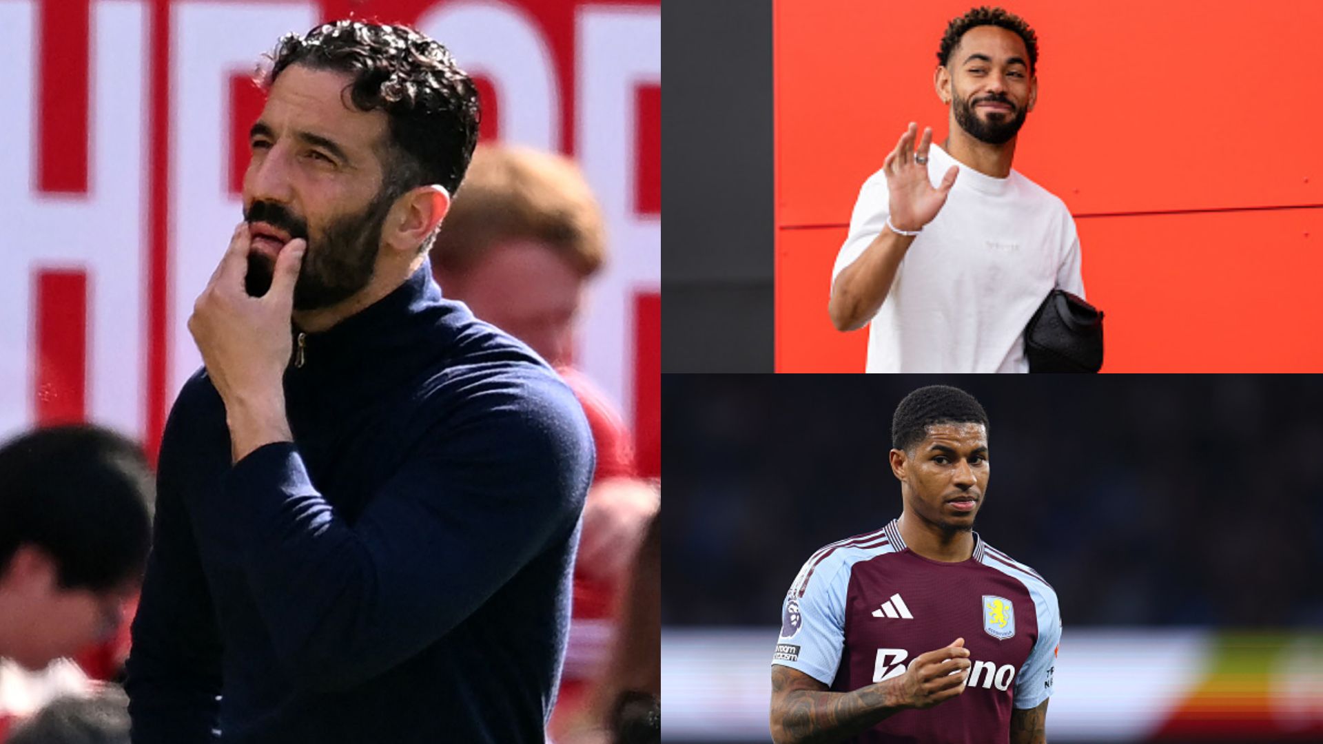 Ruben Amorim Matheus Cunha Marcus Rashford Manchester United 2025