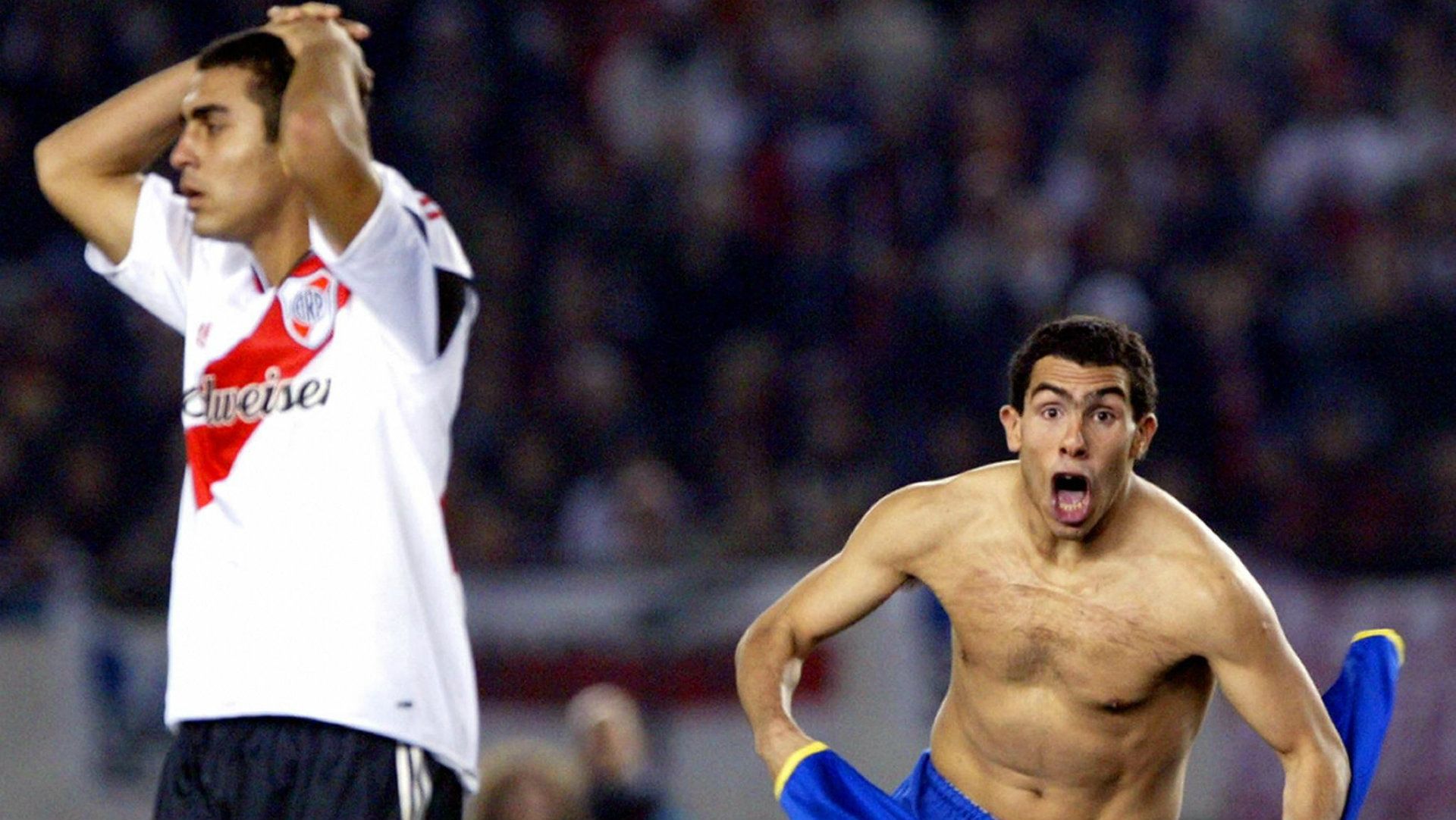 Carlos Tevez Boca Juniors vs River Plate 2004