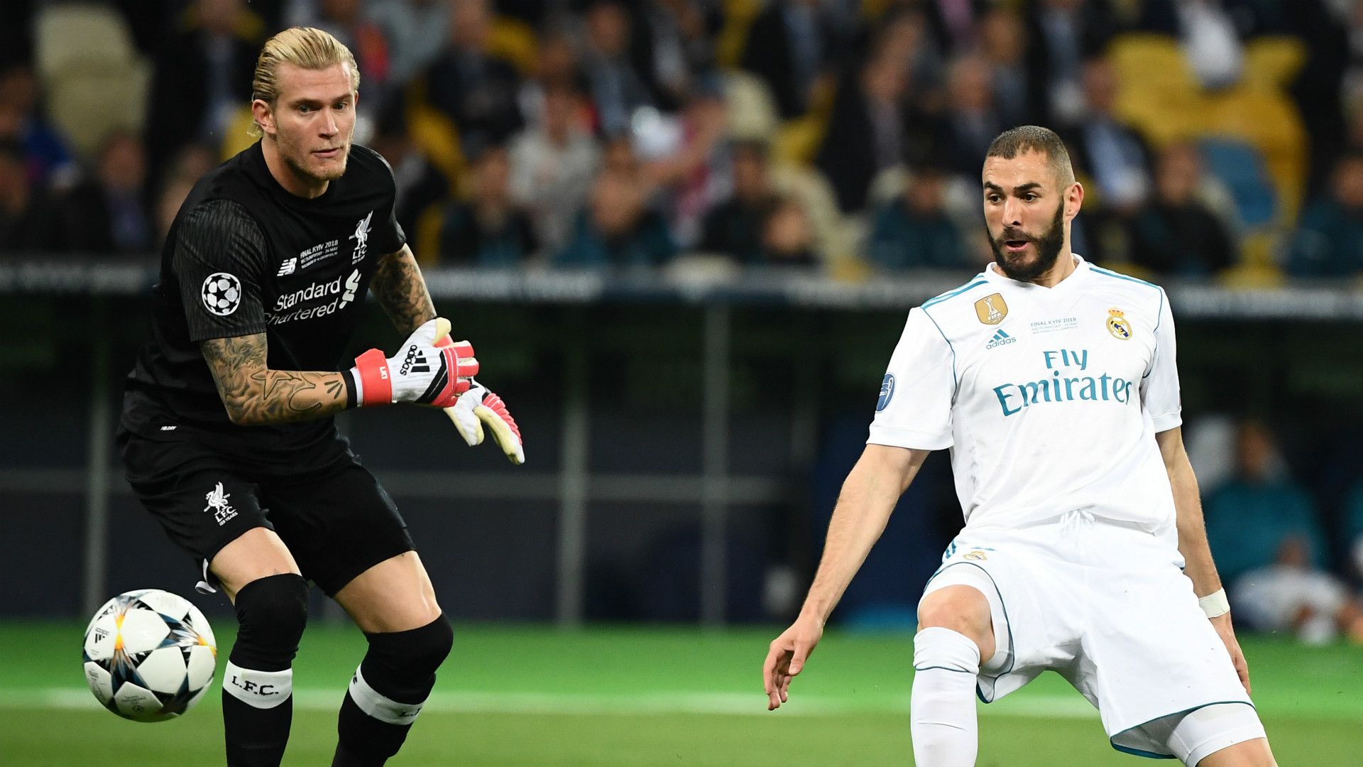 Real Madrid Liverpool Champions League Karim Benzema Loris Karius Blunder