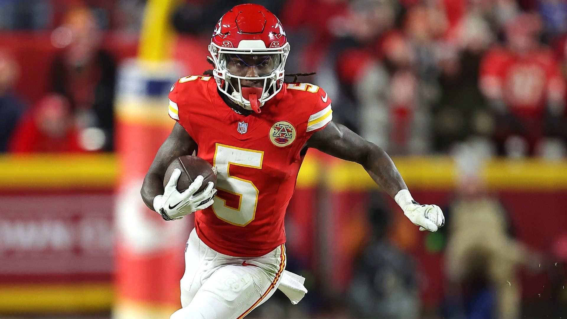 Hollywood Brown #5 of the Kansas City Chiefs 