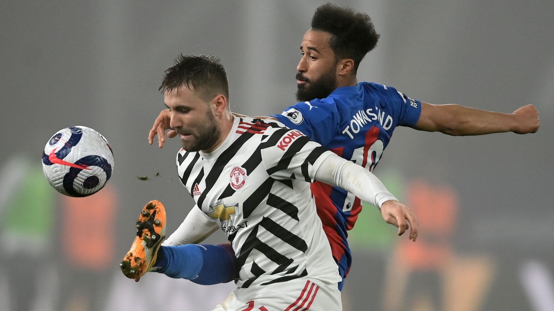 Andros Townsend, Crystal Palace, Luke Shaw, Man Utd 2020-21