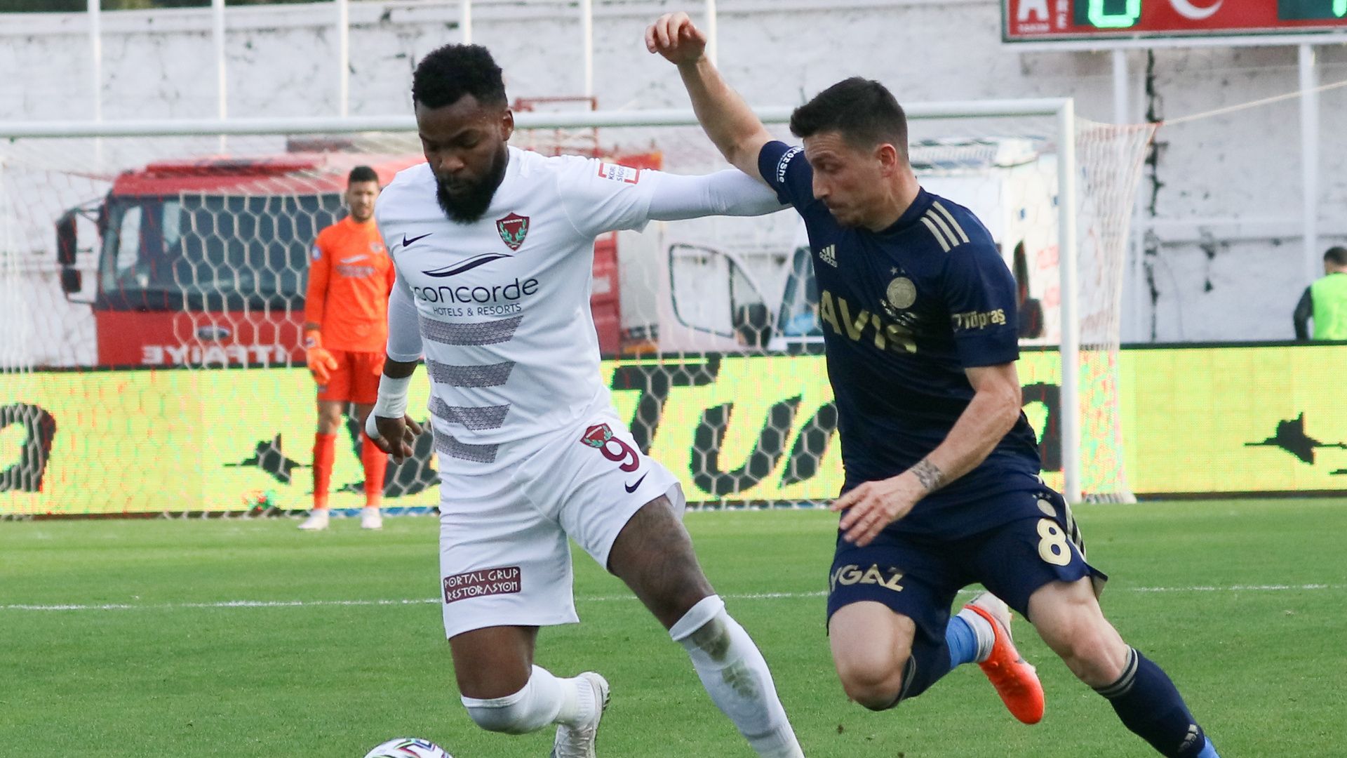 Aaron Boupendza-Mert Hakan Yandaş-Fenerbahçe-Hatayspor 02.02.2021
