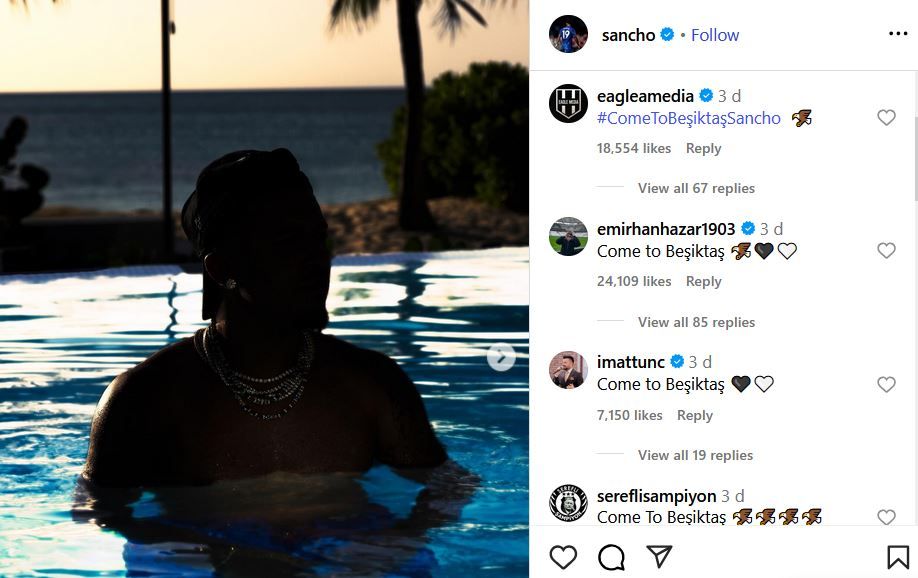 Jadon Sancho Besiktas