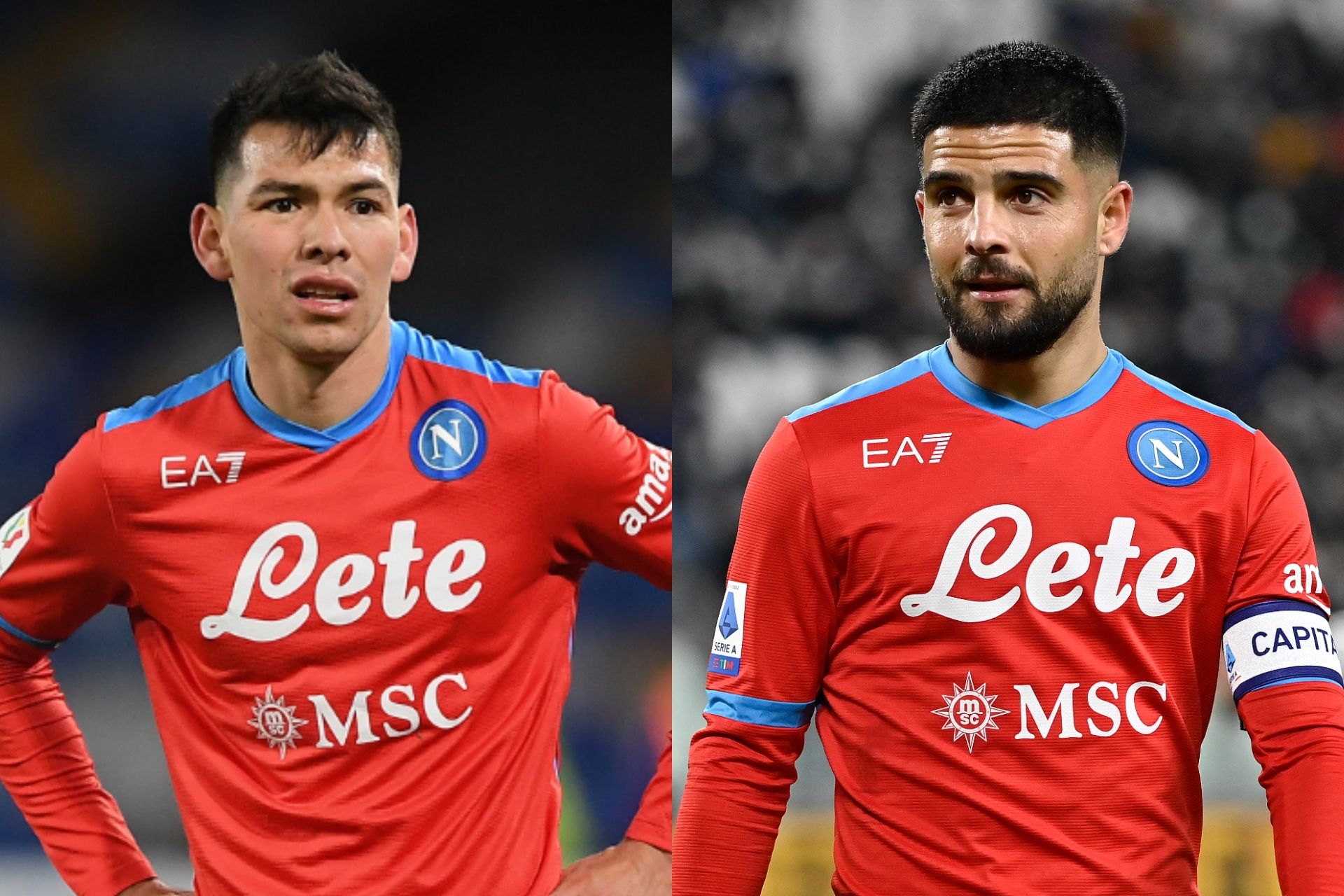 Hirving Lozano Lorenzo Insigne Napoli 21/22