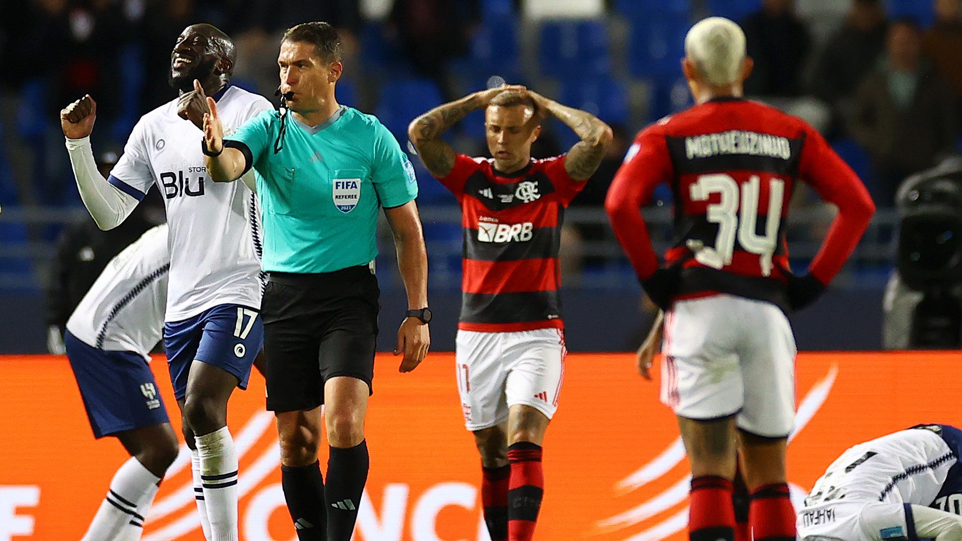 Flamengo, na derrota para o Al HIlal no Mundial de Clubes de 2023