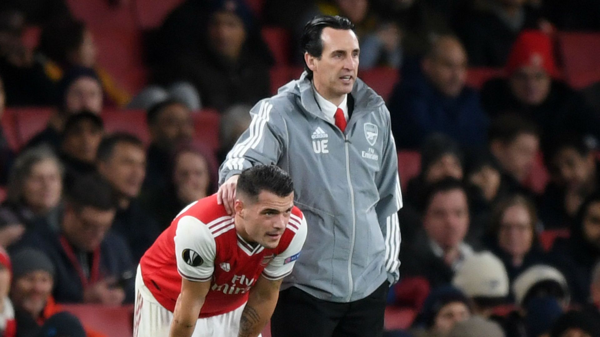 Emery Xhaka Arsenal 2019