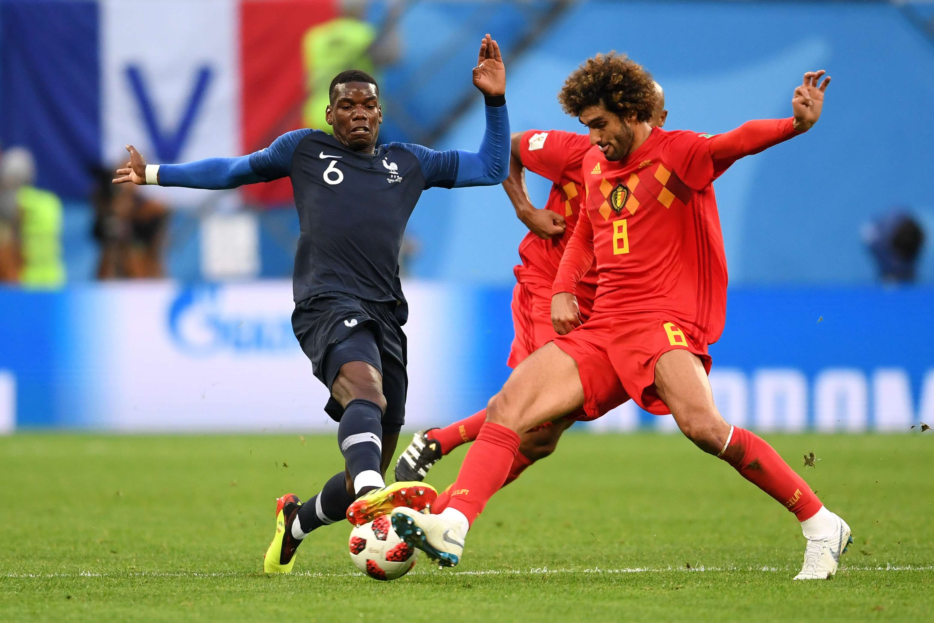 Paul Pogba France Marouane Fellaini Belgium