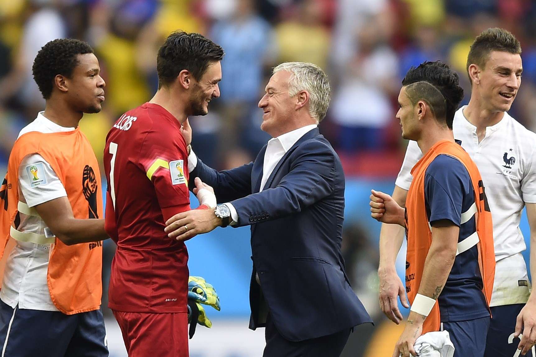 Hugo Lloris - Didier Deschamps - France