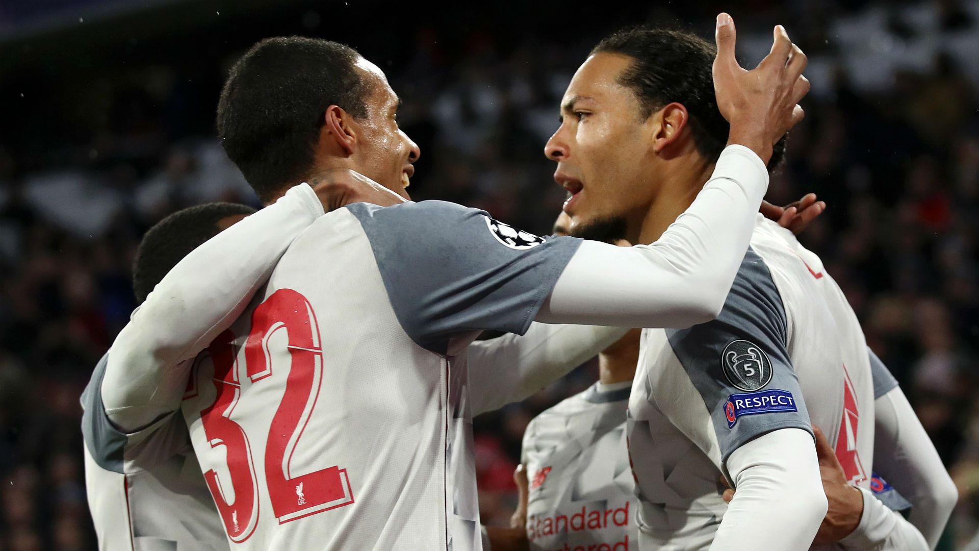 Joel Matip Virgil van Dijk Liverpool 2018-19