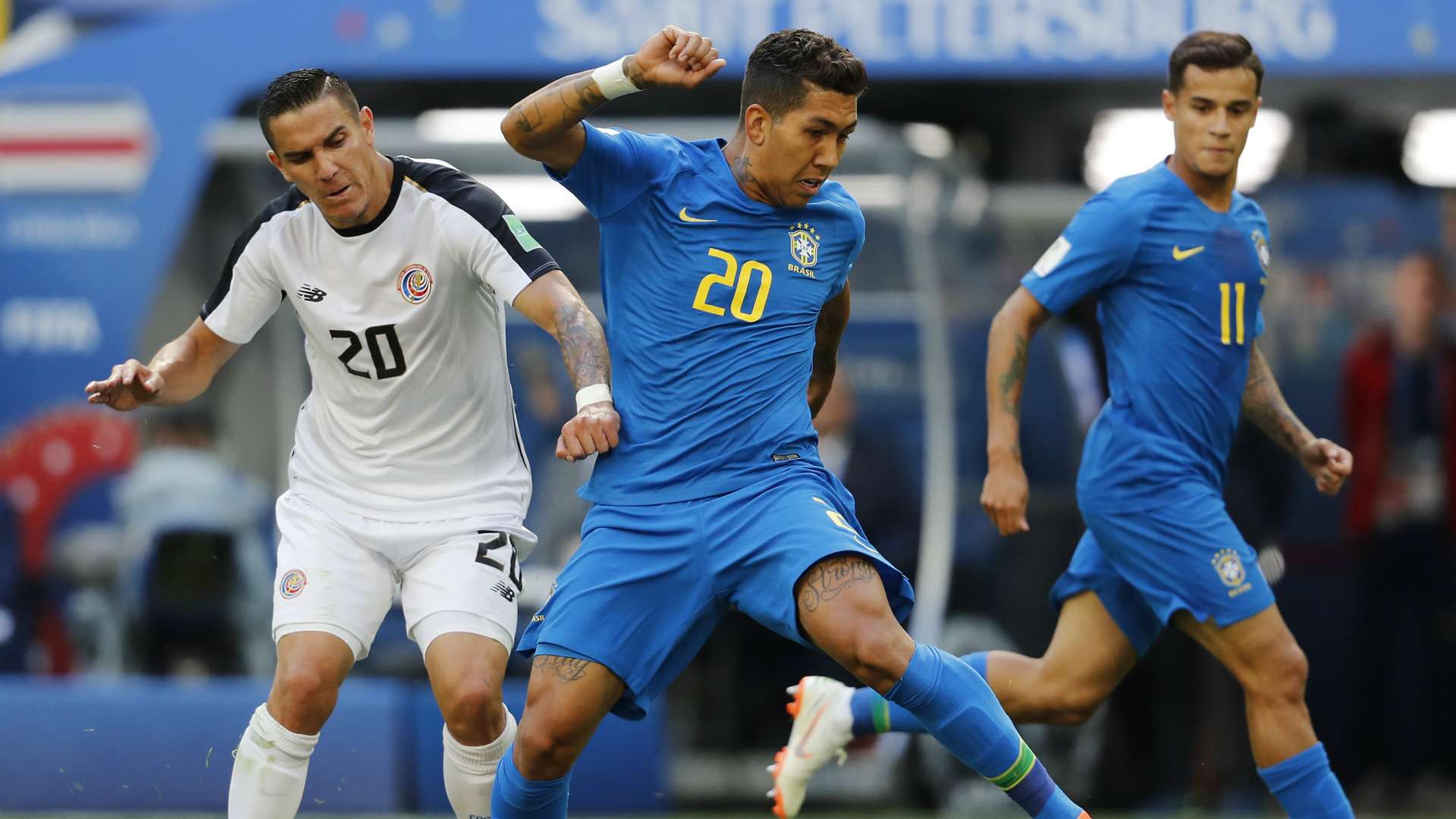 Roberto Firmino Brazil vs Costa Rica World Cup 2018