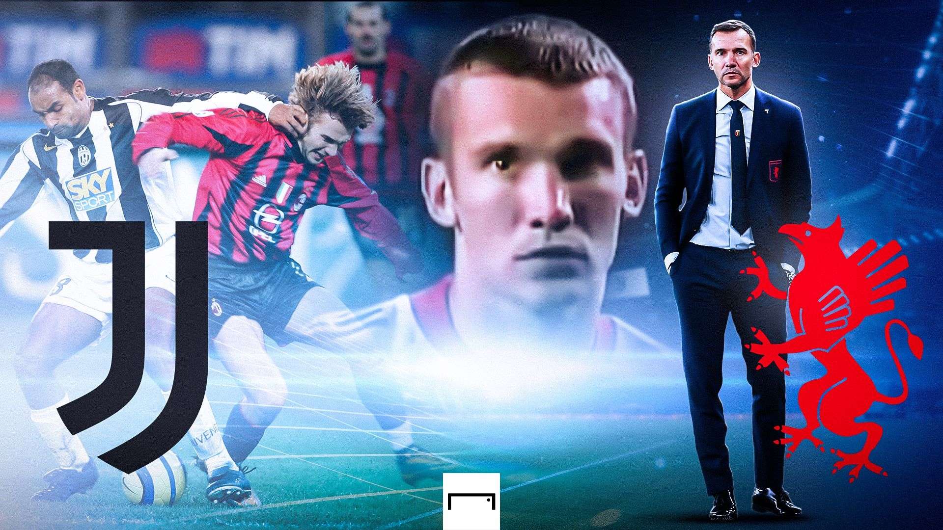 Shevchenko Milan Juventus GFX