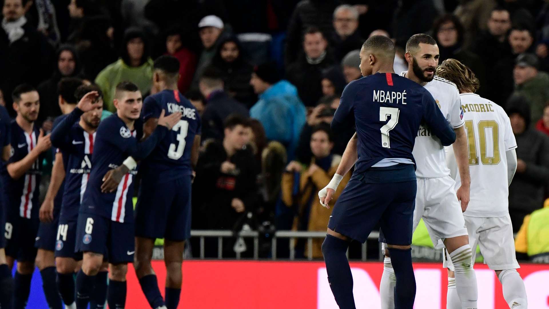 Kylian Mbappe Karim Benzema PSG Real Madrid