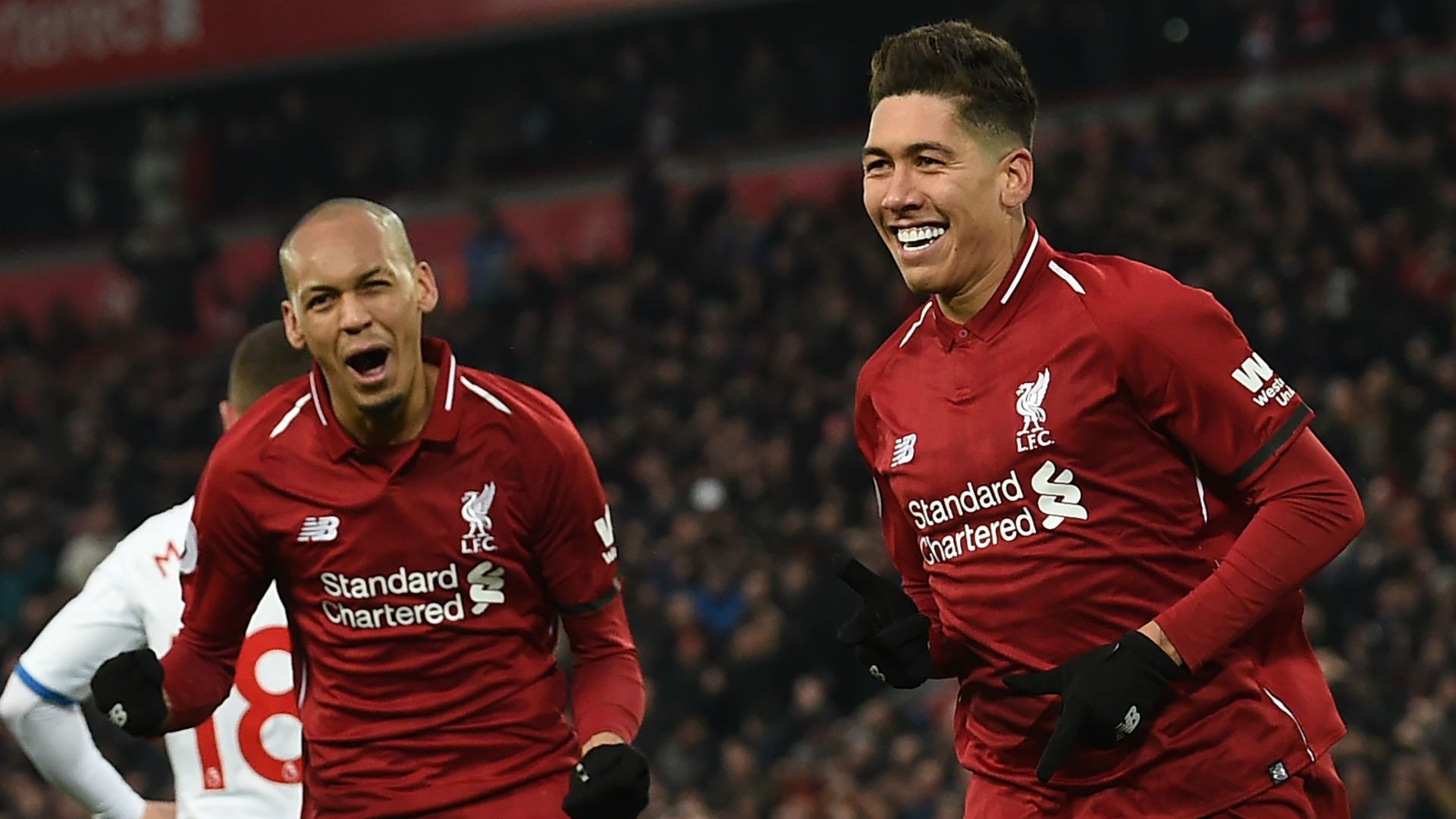 Fabinho Roberto Firmino Liverpool 2018-19