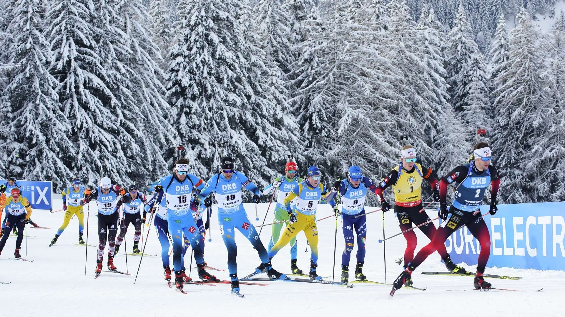 A general view during the BMW IBU World Cup Biathlon Men's 15 km Mass Start Competition