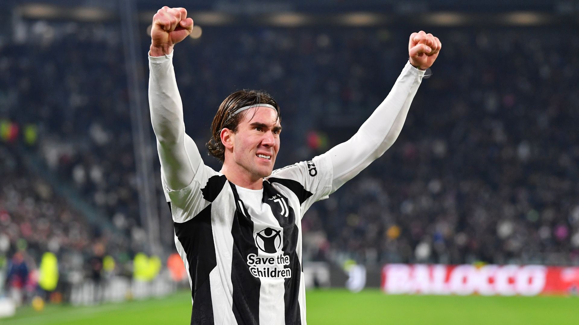 Dusan Vlahovic Juventus Cagliari Coppa Italia 17122024