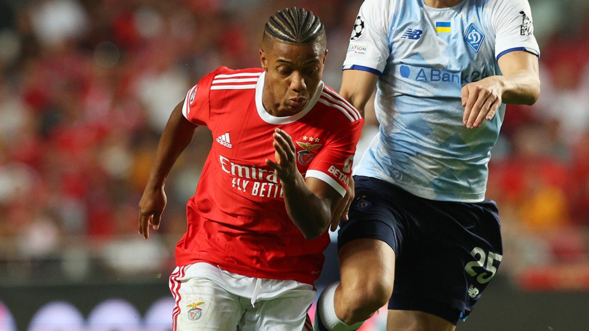 David Neres Benfica Champions League 23 08 2022