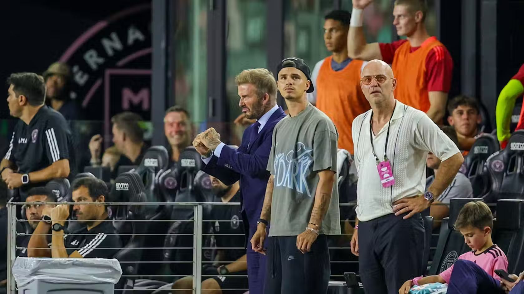 David Beckham Romeo Beckham