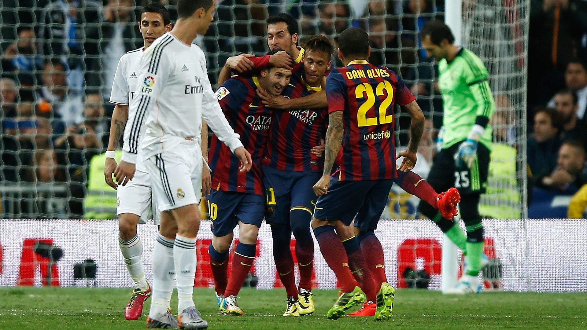 Lionel Messi Barcelona Real Madrid 2014